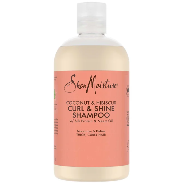 Shea Moisture Curl & Shine shampoo cocco e ibisco 379 ml