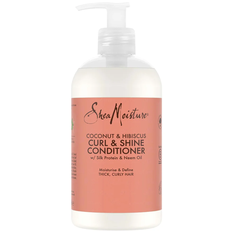 Shea Moisture Curl & Shine balsamo cocco e ibisco 384 ml Immagine 1