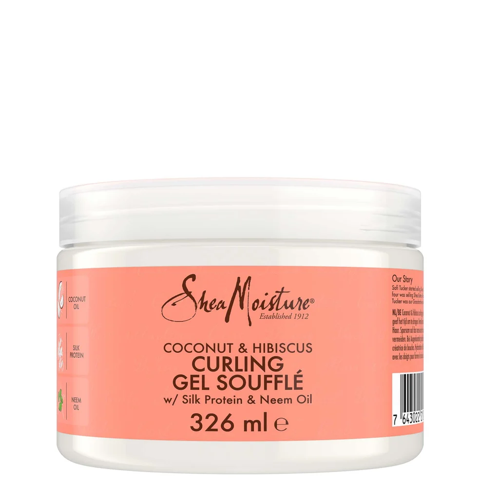 Shea Moisture Curling Gel soufflé cocco e ibisco 326 ml Immagine 1