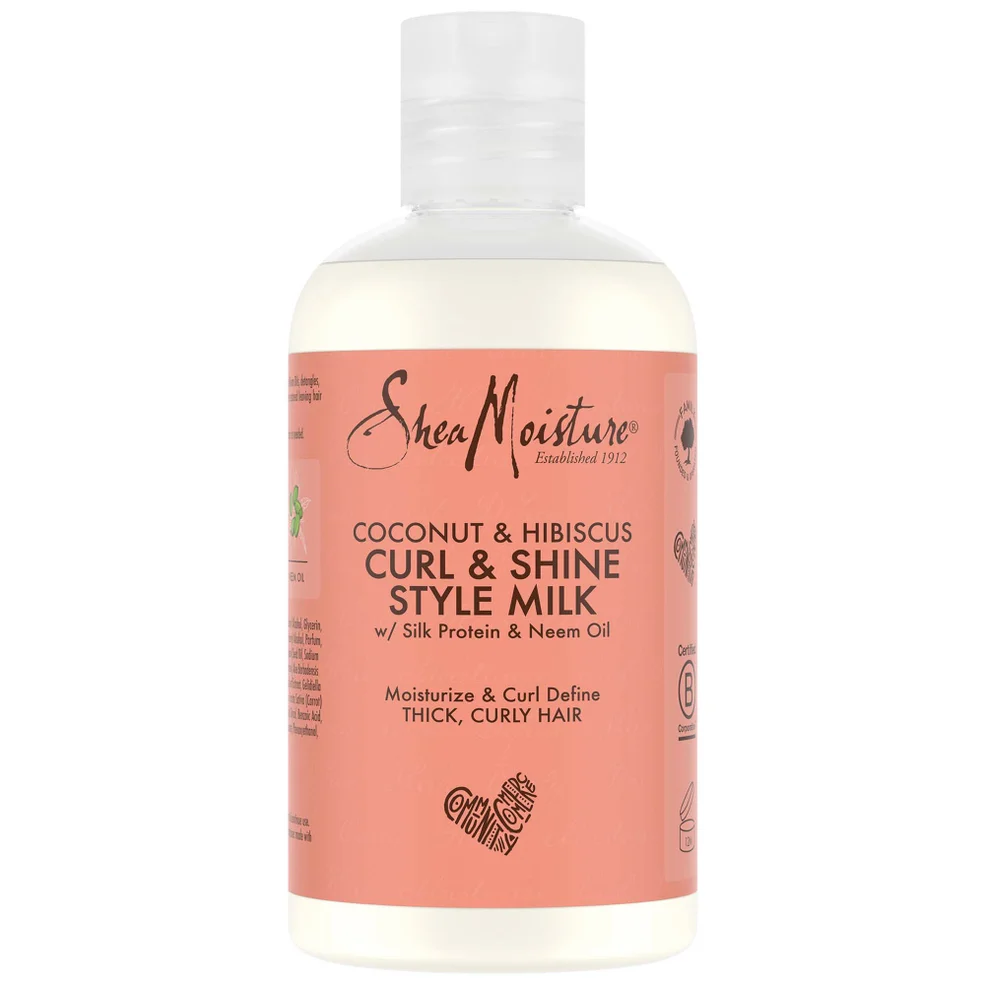 Shea Moisture Curl & Style latte cocco e ibisco 254 ml Immagine 1