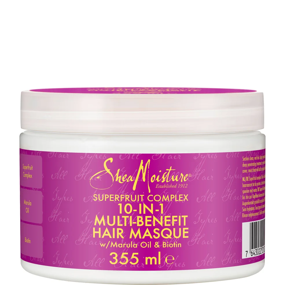 Shea Moisture Superfruit Complex 10 in 1 Renewal System Hair Masque 355ml Immagine 1