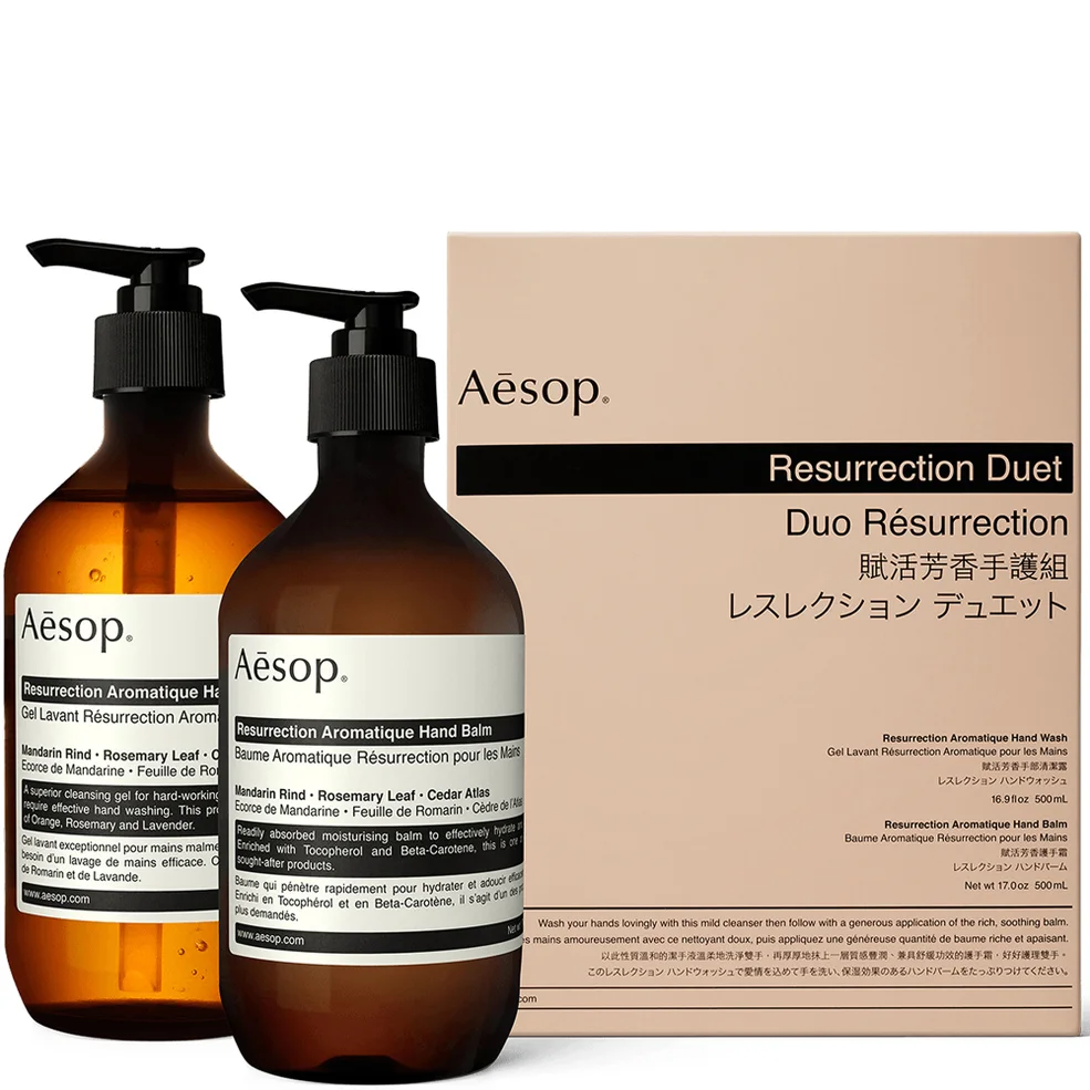 Aesop Duo Reverence Duet Detergente e Balsamo per le Mani Immagine 1