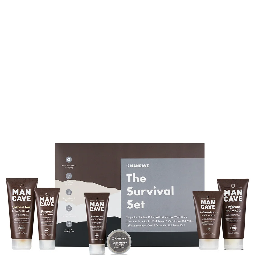 ManCave Survival 6 Part Gift Set Immagine 1
