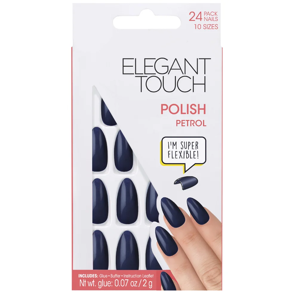 Elegant Touch Core Polish unghie finte - blu petrolio Immagine 1