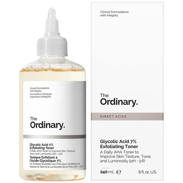 The Ordinary Glycolic Acid 7% Exfoliating Toner 240 ml