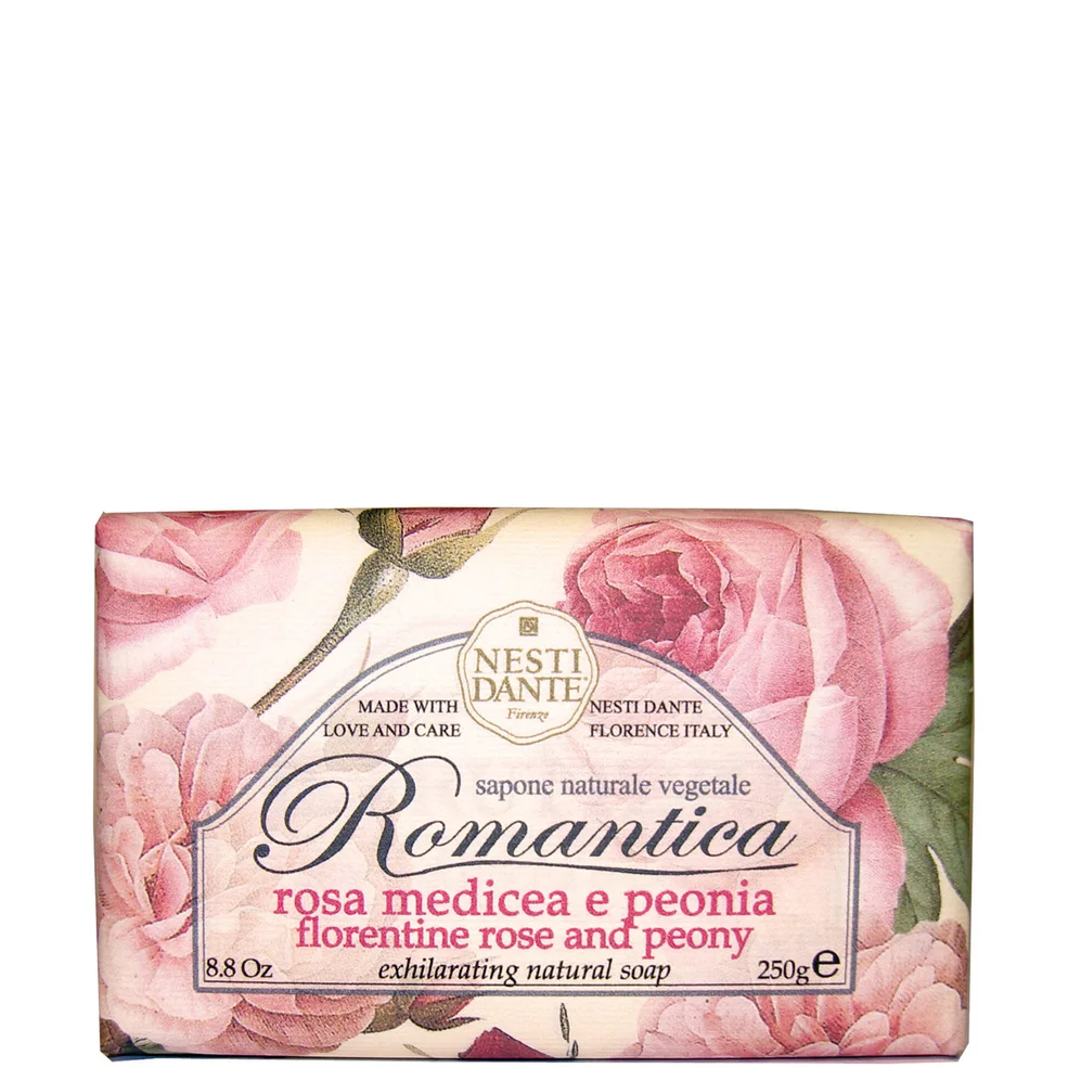 Nesti Dante Romantica sapone rosa e peonia 250 g Immagine 1