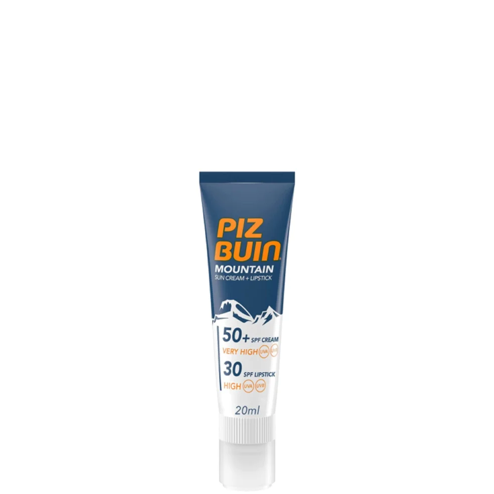 Piz Buin Mountain crema solare e stick labbra - protezione molto alta SPF 50+ 50 ml Immagine 1