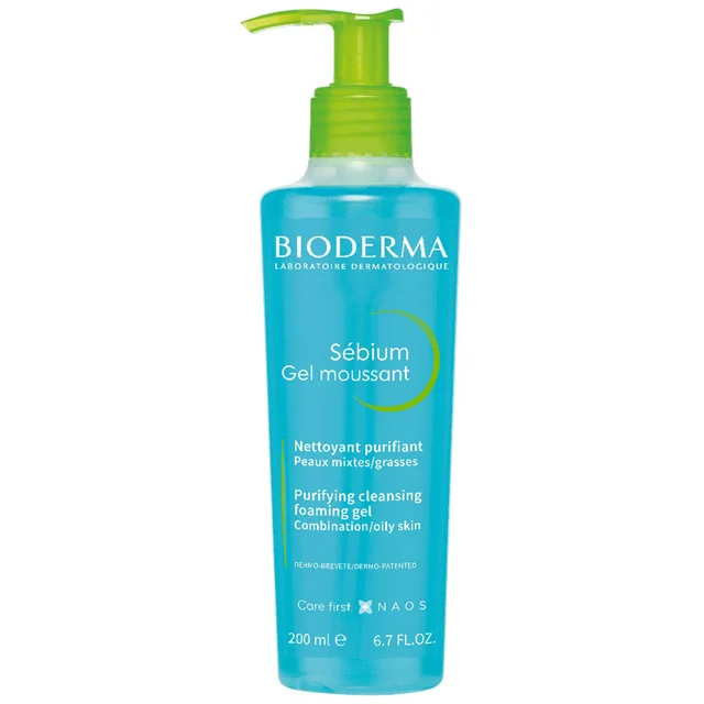 Bioderma Sebium Gel moussant Gel in schiuma detergente purificante Pelle da mista a grassa