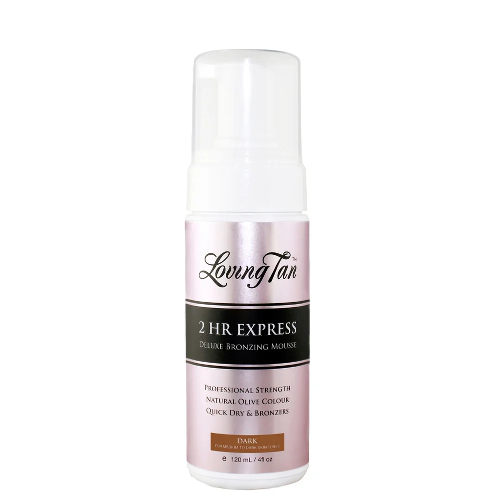 Loving Tan 2 HR Express Mousse 120ml - Dark Immagine 1
