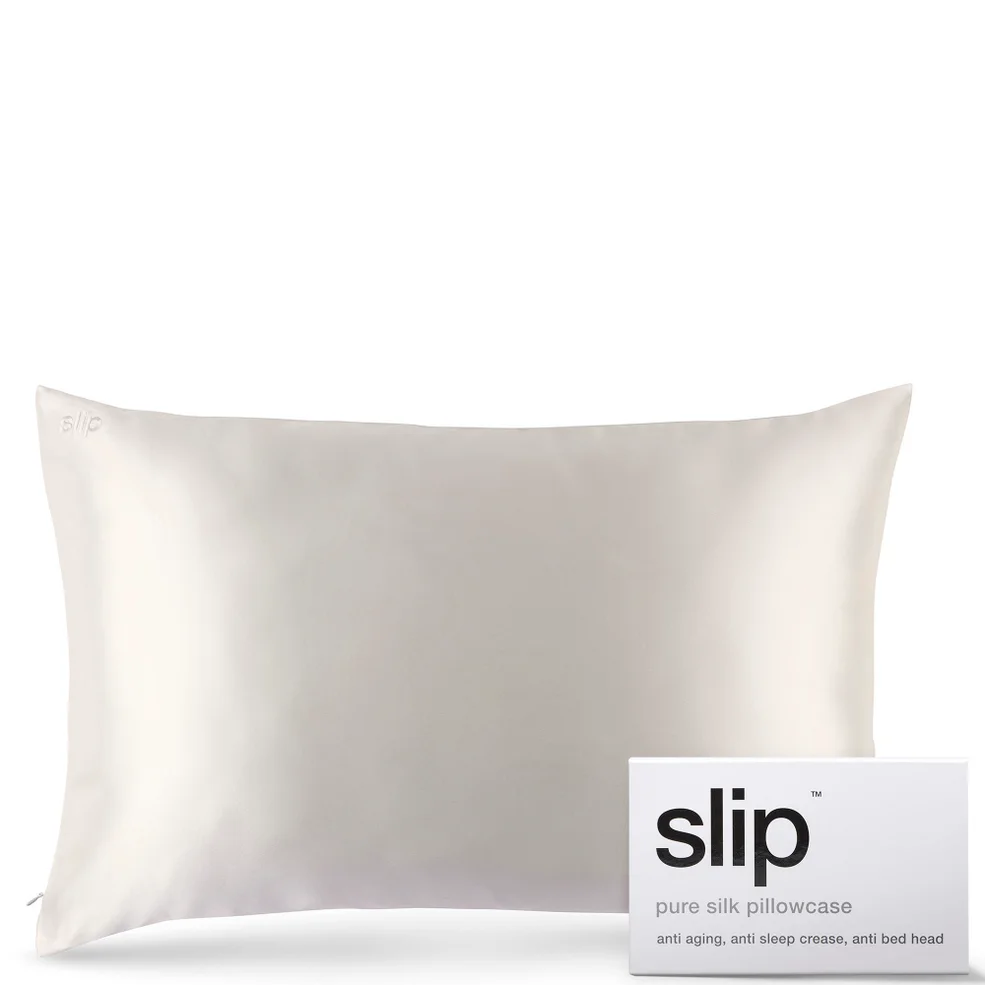 Slip Silk Pillowcase - Queen - White Immagine 1