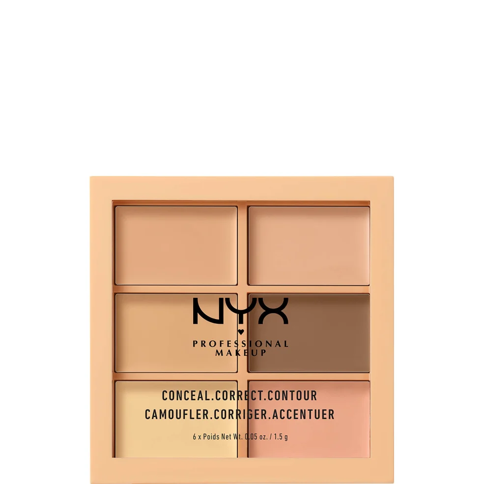NYX Professional Makeup 3C Palette - Conceal, Correct, Contour - Light Immagine 1