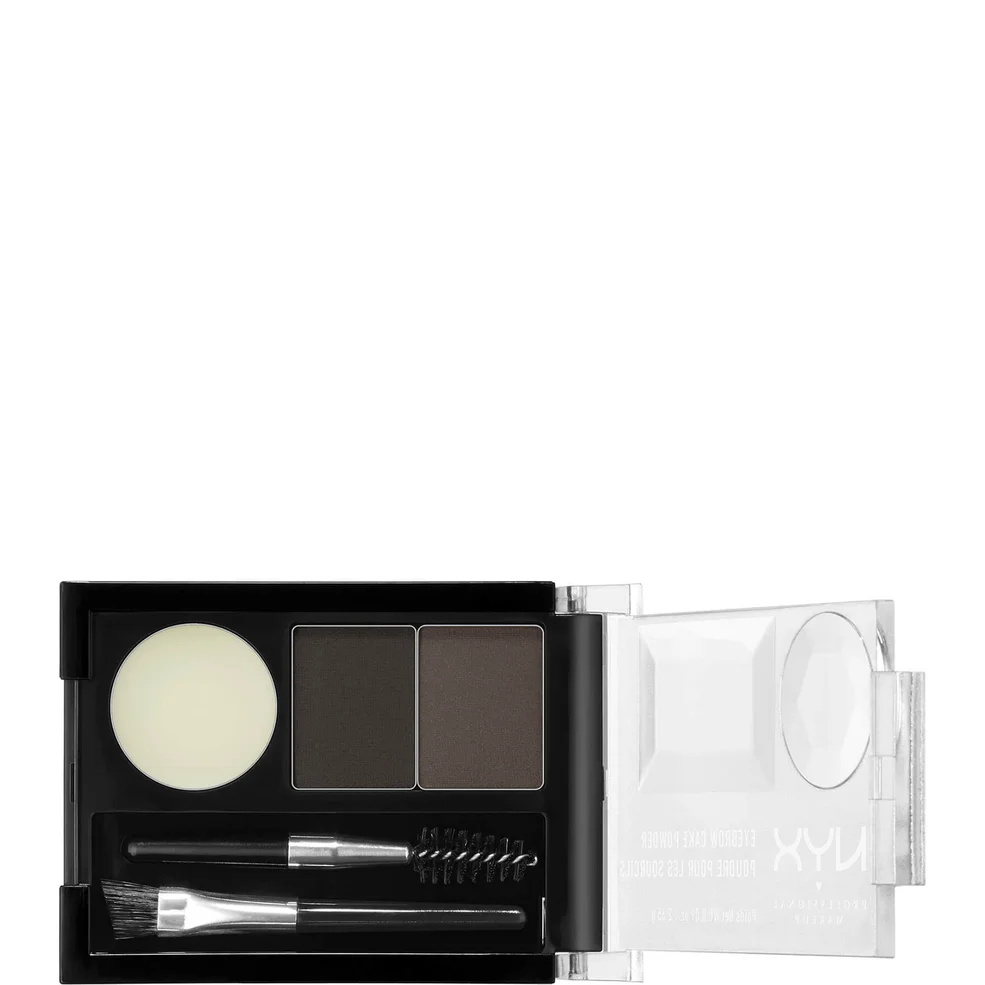 NYX Professional Makeup Eyebrow Cake Powder - Black/Grey Immagine 1