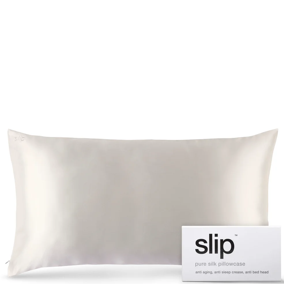 Slip Silk Pillowcase King - White Immagine 1