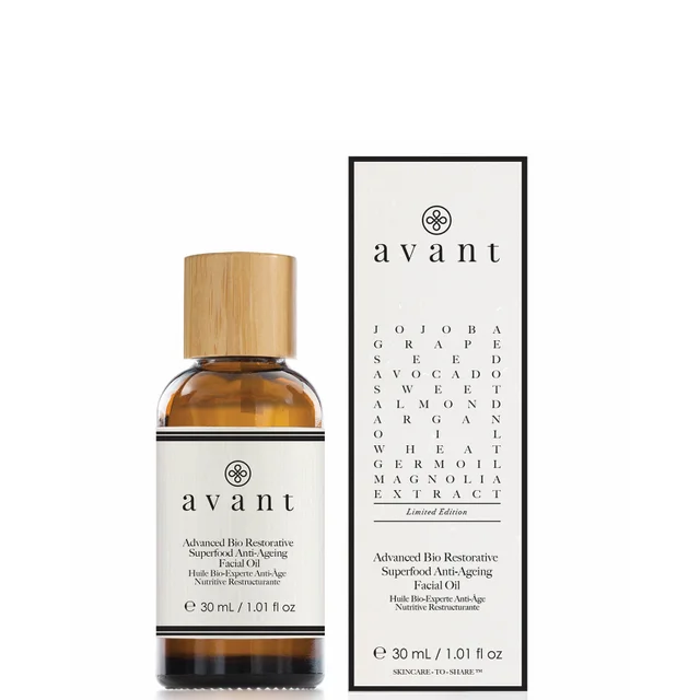 LIMITED EDITION Azione avanzata Bio Restorative Superfood olio viso - (Anti-età)