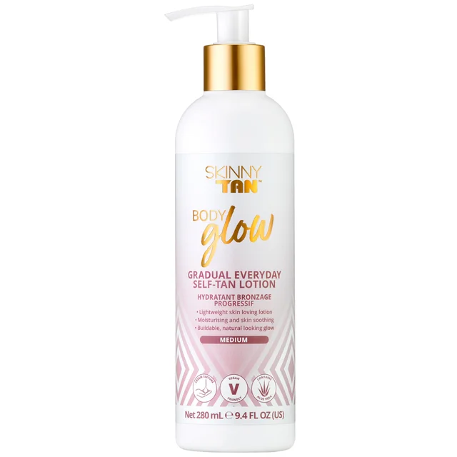 Body Glow by SKINNY TAN lozione media 280 ml