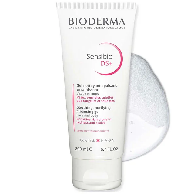 Bioderma Sensibio DS+ Gel nettoyant Gel detergente purificante lenitivo. Dermatite seborroica. Pelle sensibile