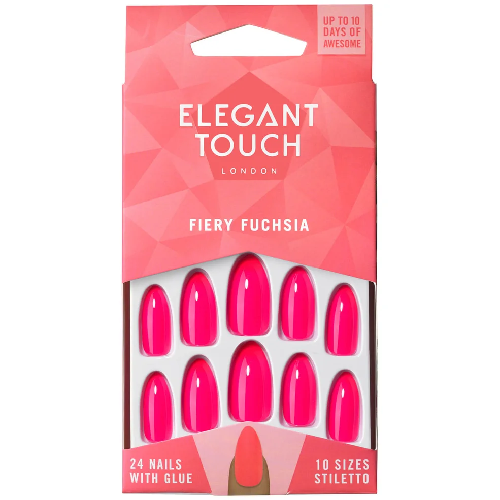 Elegant Touch Colour unghie finte - fucsia audace Immagine 1