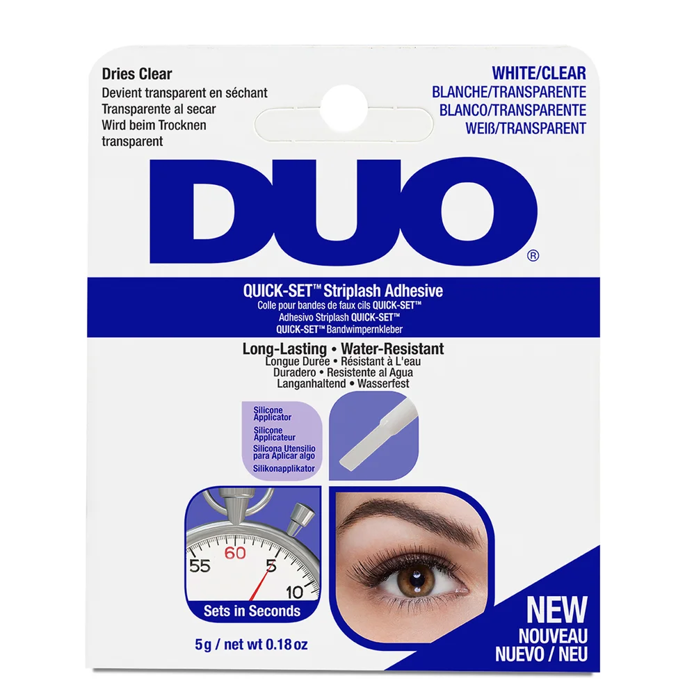 DUO Quick-Set Striplash Adhesive colla per ciglia finte 5 g - trasparente Immagine 1