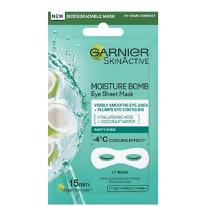 Garnier Maschera Contorno Occhi Idratante Rimpolpante in Tessuto con Acido Ialuronico e Acqua di Cocco 6 g - undefined undefined