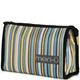 men-ü beauty case fantasia a strisce - grigio/azzurro/giallo