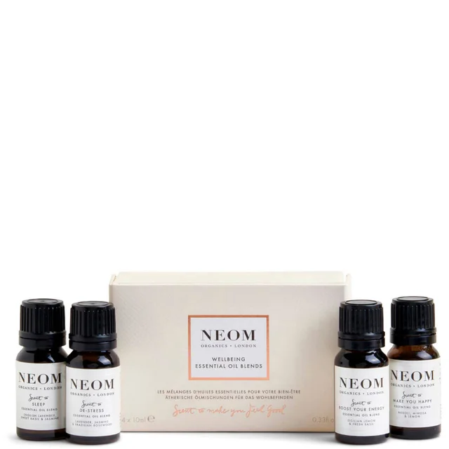 NEOM Essential Oil Blends 4 x 10 ml
