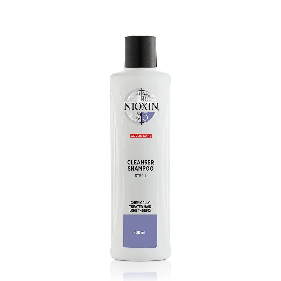 Shampoo Detergente 3-Part System 5 for Chemically Treated Hair with Light Thinning NIOXIN 300 ml Immagine 1
