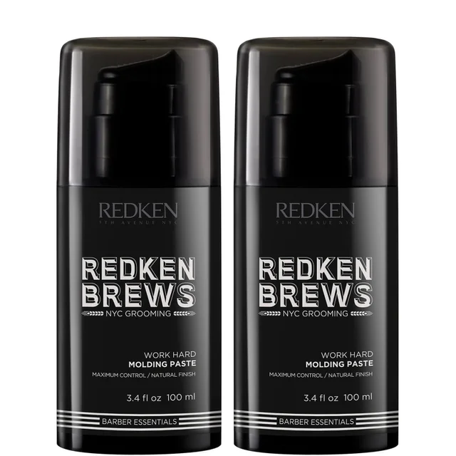 Redken Brews Men's Work Hard duo pasta modellante per uomo