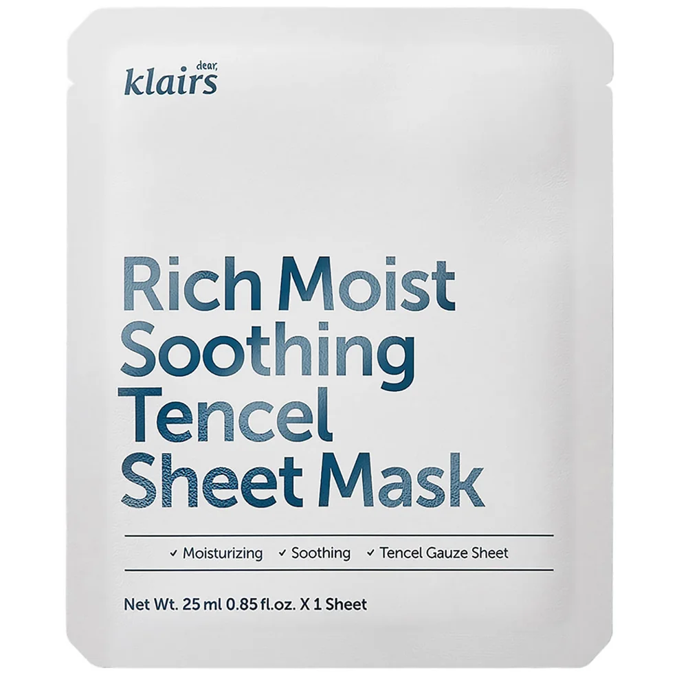 Maschera in Foglio Rich Moist Soothing Tencel Dear,Klairs 25ml Immagine 1