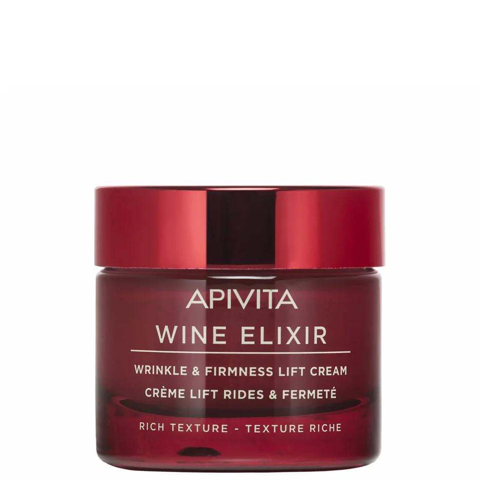 APIVITA Wine Elixir crema anti-rughe rassodante effetto lifting - texture ricca 50 ml Immagine 1