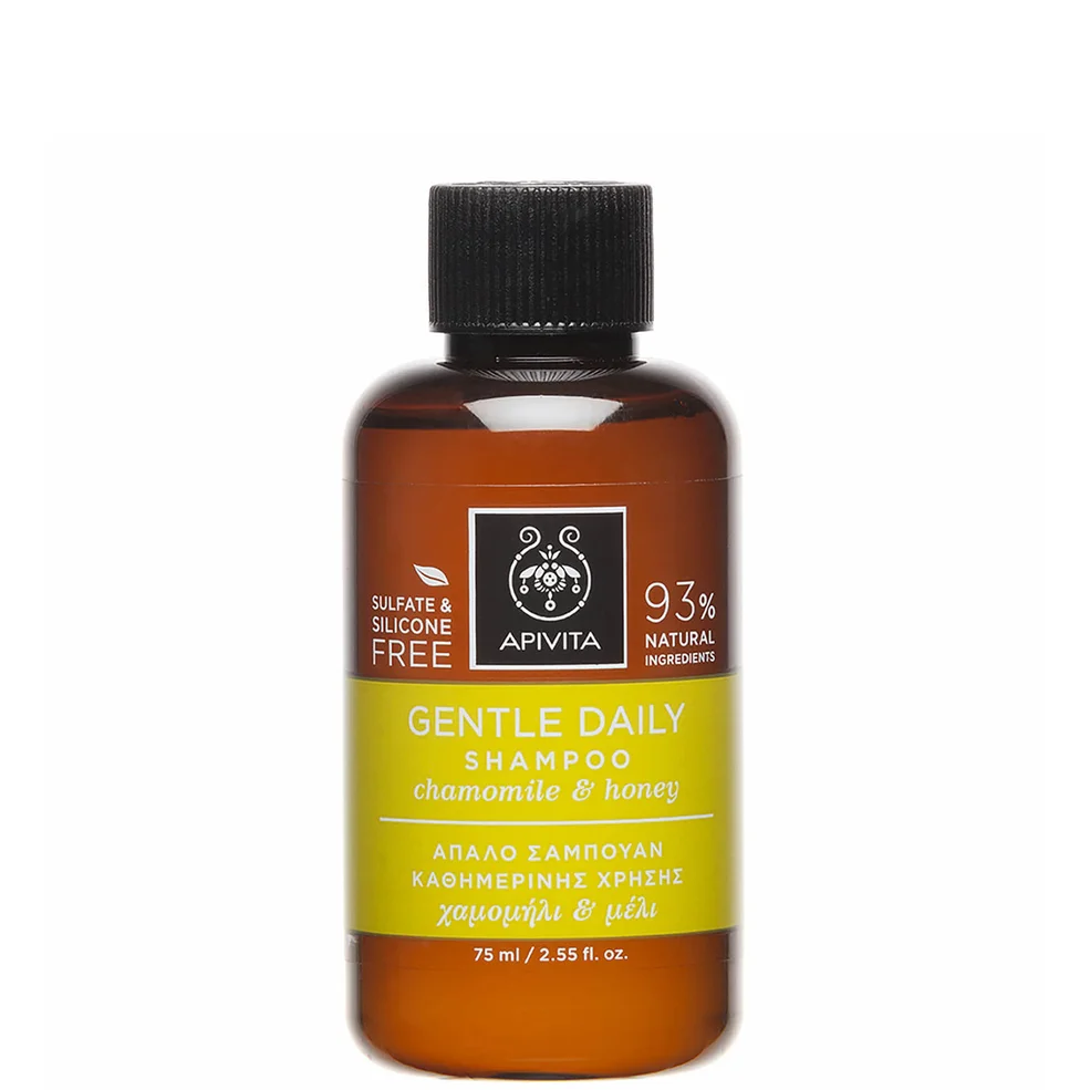 APIVITA Holistic Hair Care mini shampoo delicato quotidiano con camomilla tedesca e miele 75 ml Immagine 1