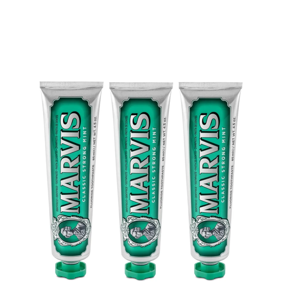 Marvis set dentifricio gusto classico menta forte (3 x 85 ml) Immagine 1