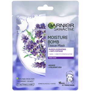 Garnier Moisture Bomb Maschera in Tessuto Idratante alla Lavanda per Pelle Stressante 32 g - undefined undefined