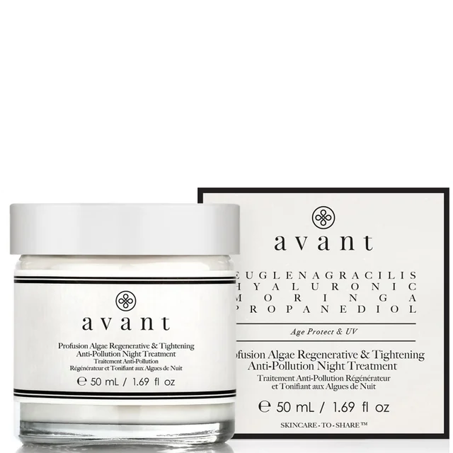 Trattamento Notte Profusion Algae Regenerative and Tightening Anti-Pollution Avant Skincare 50ml