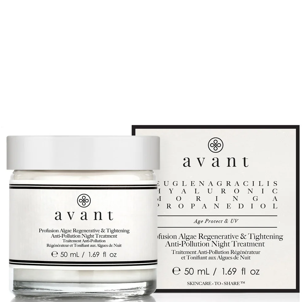 Trattamento Notte Profusion Algae Regenerative and Tightening Anti-Pollution Avant Skincare 50ml Immagine 1