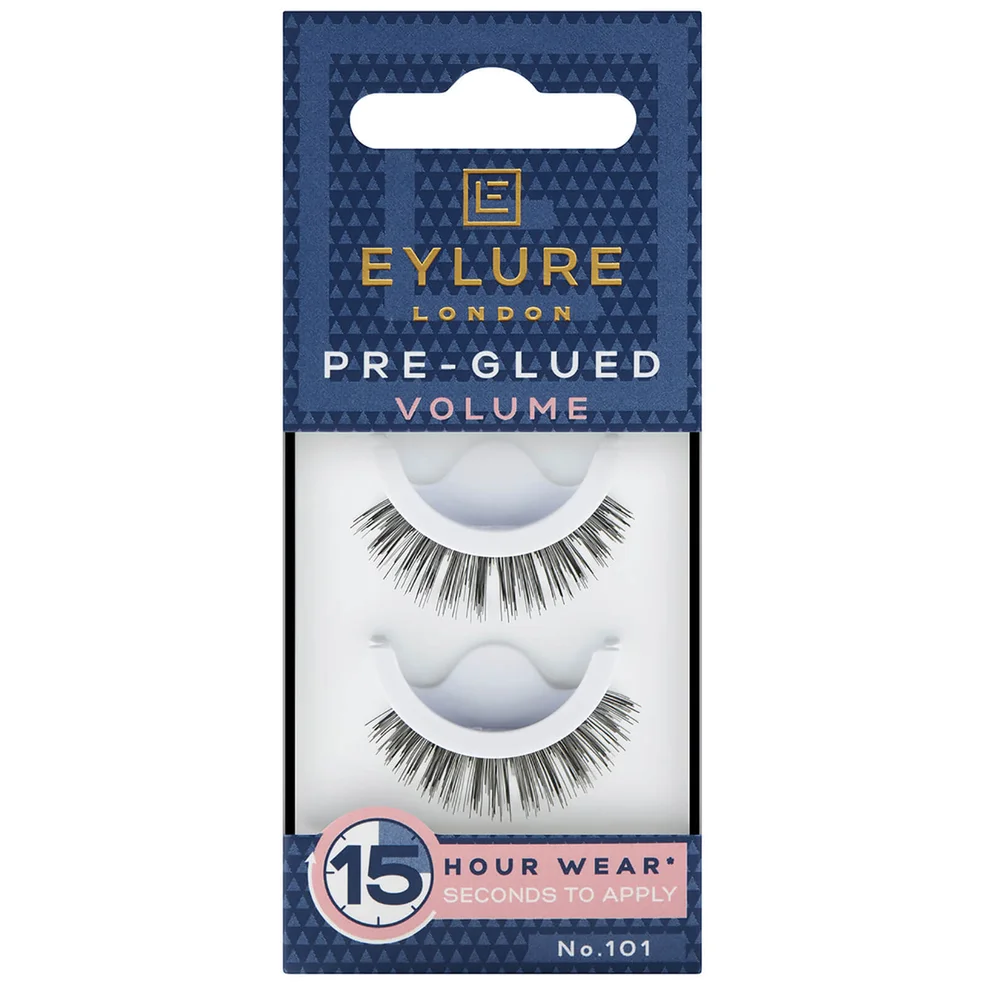 Eylure Pre-Glued False Lashes - Volume No. 101 Immagine 1