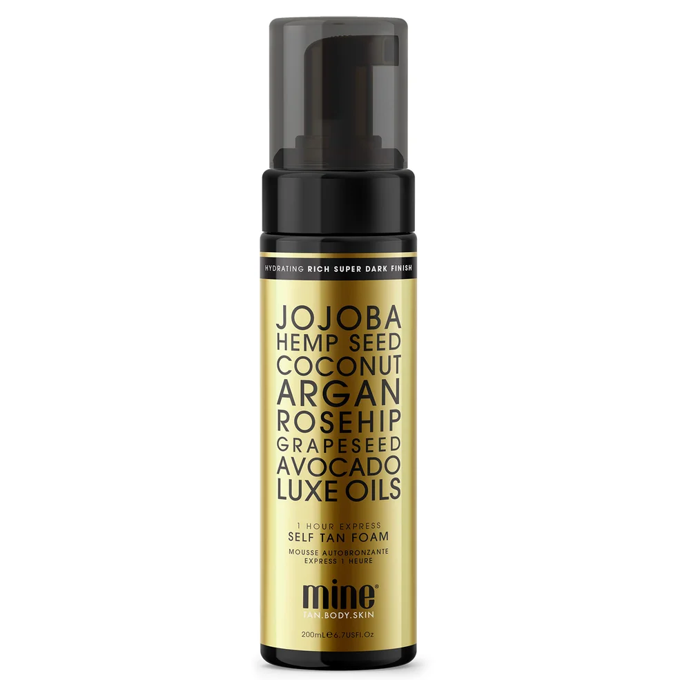 MineTan Luxe Foamed Oil Self Tan Foam 200ml Immagine 1