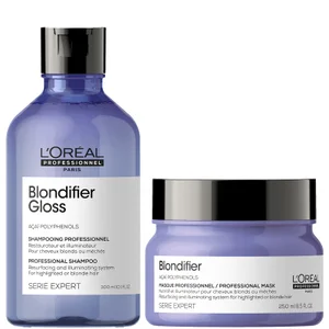L'Oréal Professionnel Serie Expert Blondifier Gloss duo shampoo e maschera illuminanti per capelli biondi - undefined undefined