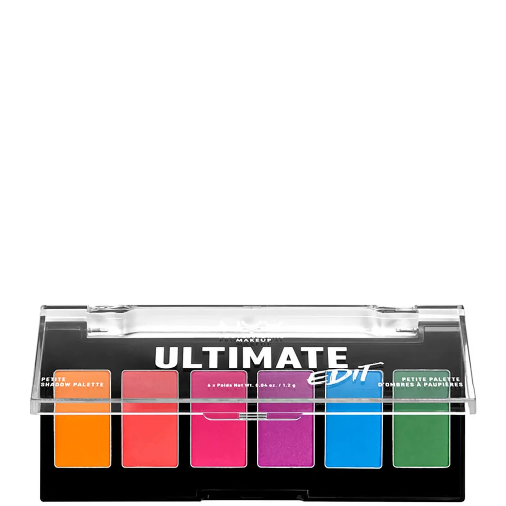 NYX Professional Makeup Ultimate Edit Petite Eye Shadow Palette - Brights Immagine 1