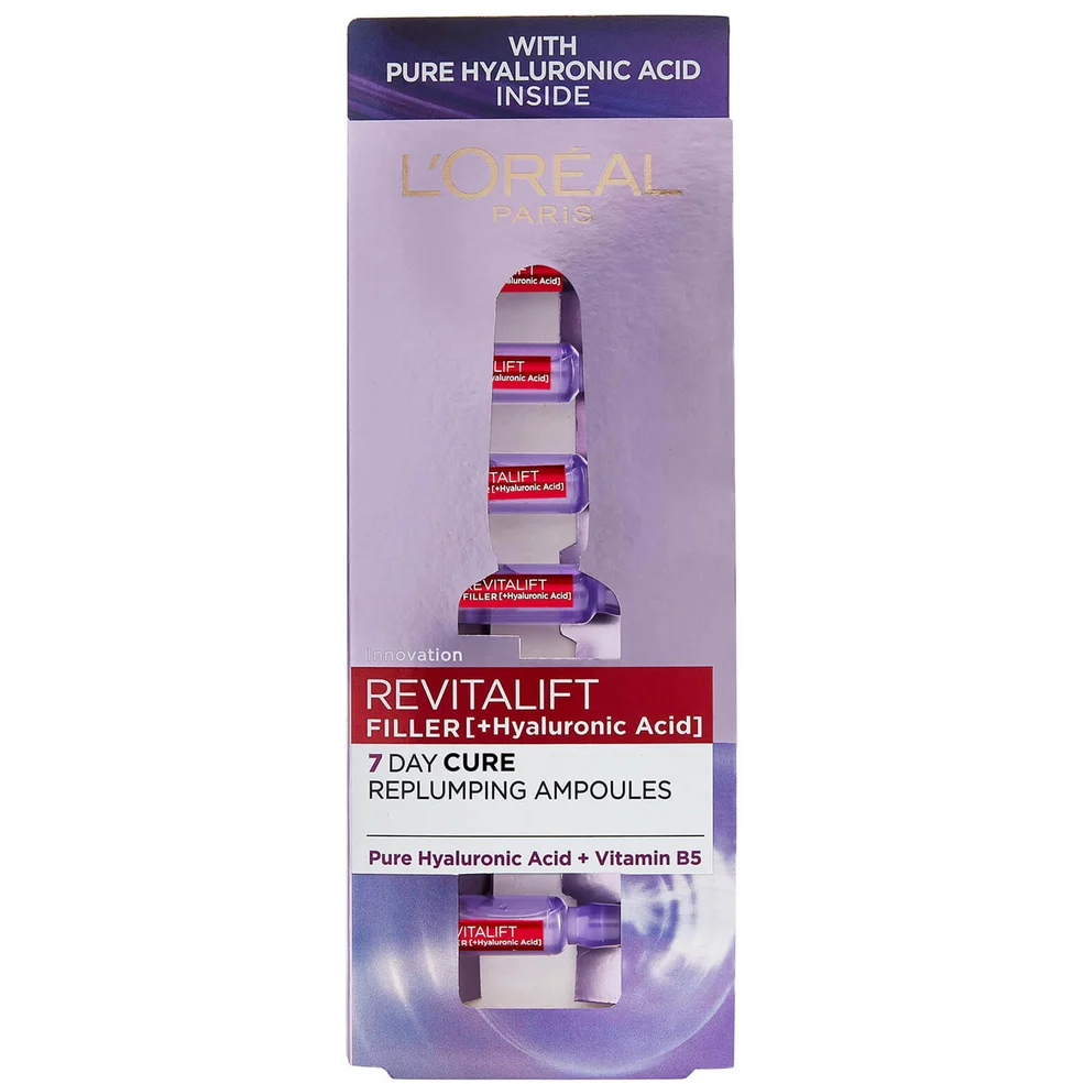 L'Oréal Paris Revitalift Filler Replumping Fiale Rimpolpanti 7 x 1,3 ml Immagine 1