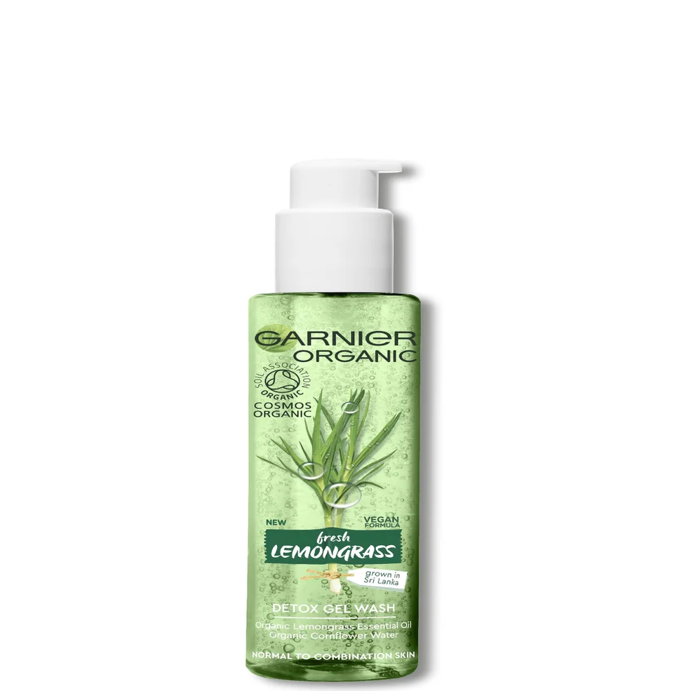Garnier Organic Lemongrass Gel Detergente Detox 150 ml Immagine 1