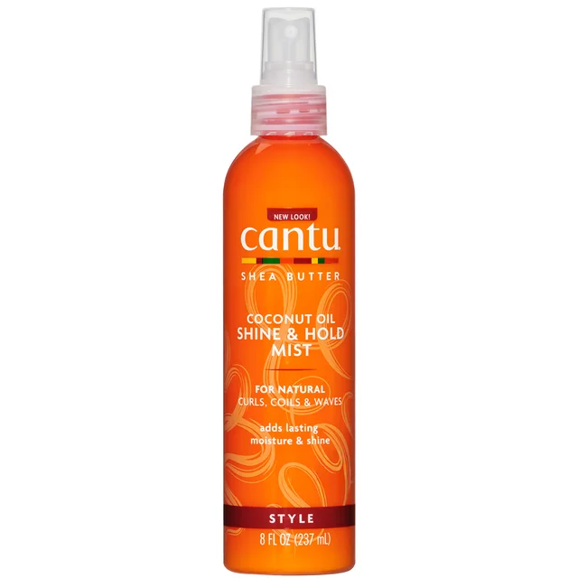 Cantu Shea Butter for Natural Hair Shine & Hold Spray all'Olio di Cocco per Ricci 237 ml