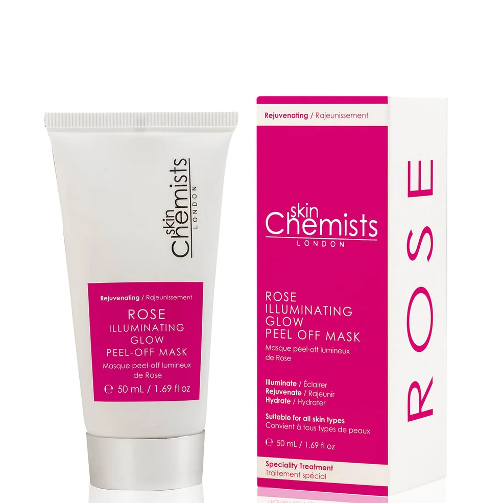 skinChemists Rose Illuminating Glow Peel-Off Mask 50ml Immagine 1