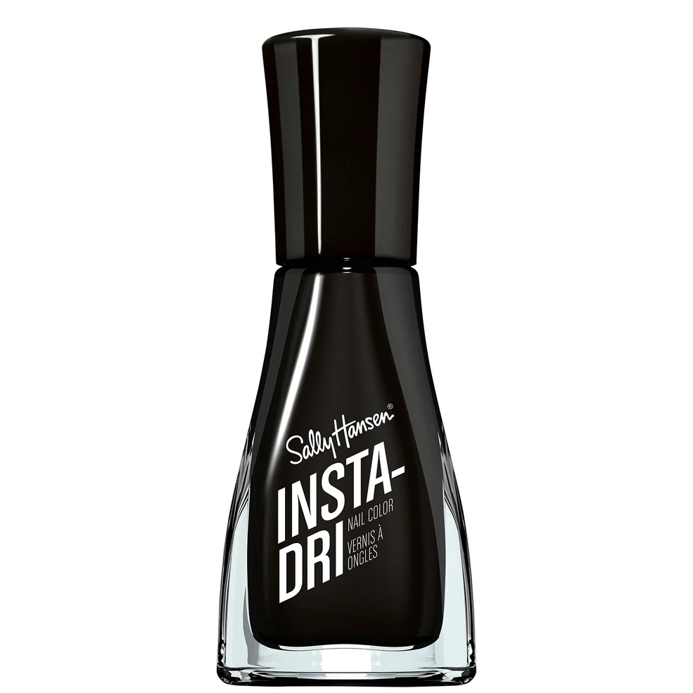 Sally Hansen Insta-Dri 1 Stroke-1 Coat-Done! Nail Varnish - Black to Black Immagine 1