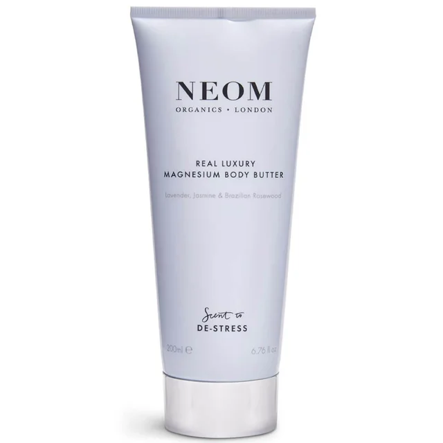 NEOM Real Luxury De-Stress burro corpo con magnesio 200 ml