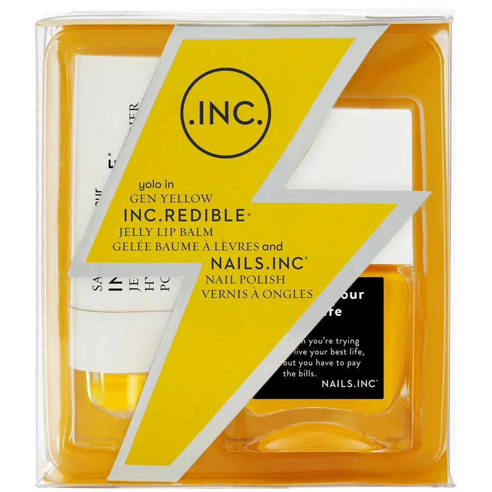 nails inc. Gen Yellow Nail Varnish Duo 2 x 14ml Immagine 1