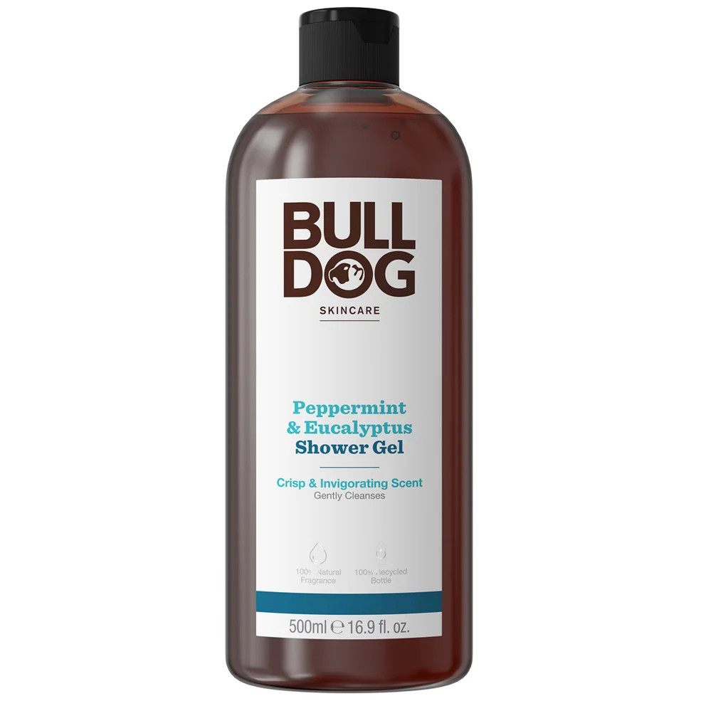 Bulldog Peppermint & Eucalyptus Shower Gel 500ml Immagine 1