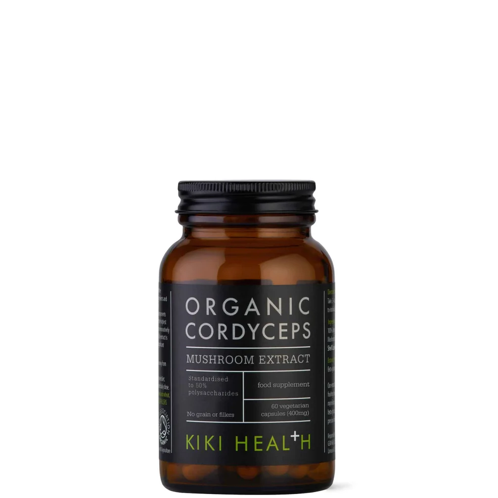 KIKI Health Organic Cordyceps Extract Mushroom (60 Vegicaps) Immagine 1