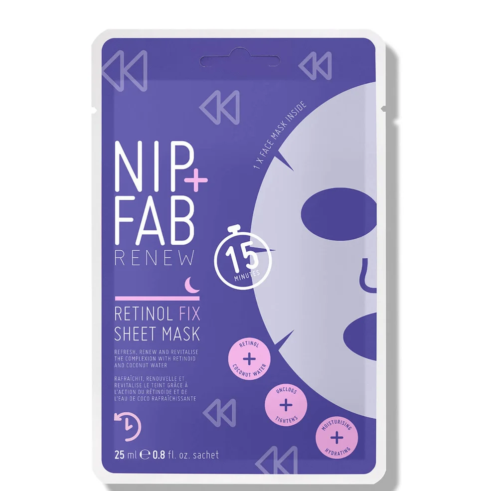 NIP+FAB Retinol Fix Sheet Mask 10g Immagine 1