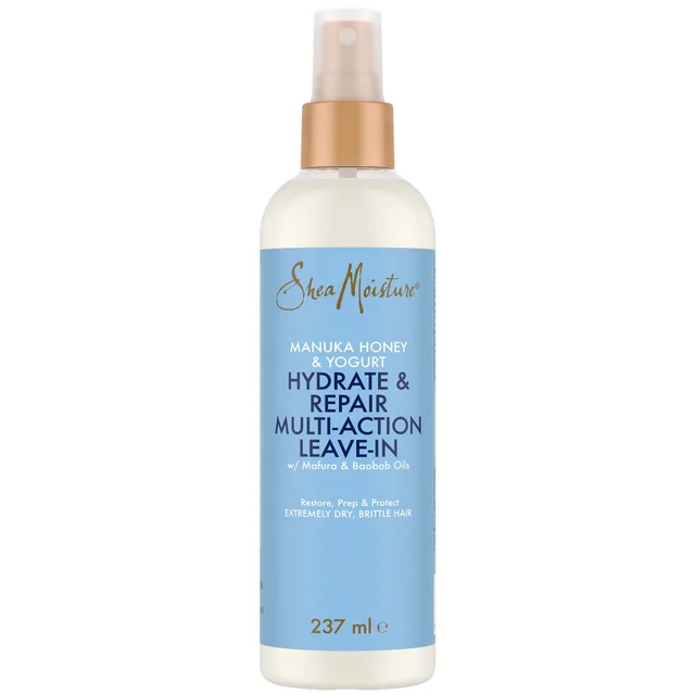 Shea Moisture balsamo senza risciacquo multi-azione idrata e ripara con miele di manuka e yogurt 237 ml