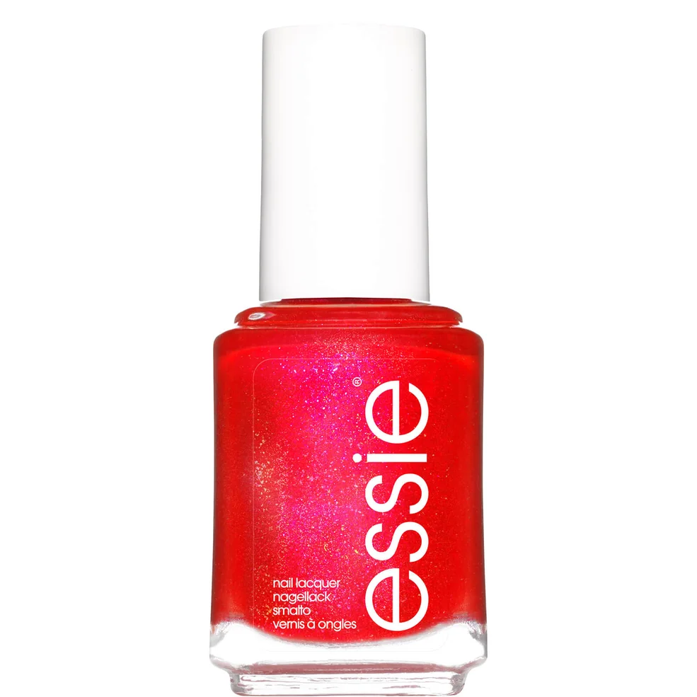 essie Celebrating Moments 635 Let's Party Red Shimmer Nail Polish 13.5ml Immagine 1